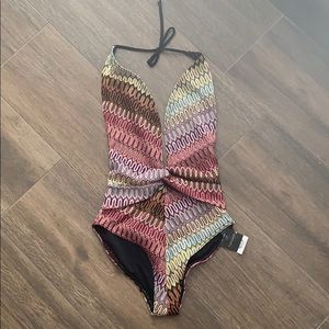 BRAND NEW TOPSHOP MULTI COLORED ONE PIECE SIZE 2